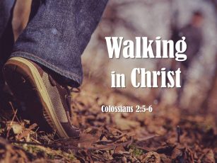 Walking in Christ
